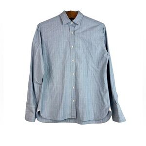 Thomas Pink Vintage Mens Button Down Shirt Striped Sz 12 Made in Ireland Preppy